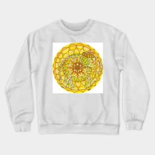 Ankh elephant free-hand mandala Crewneck Sweatshirt